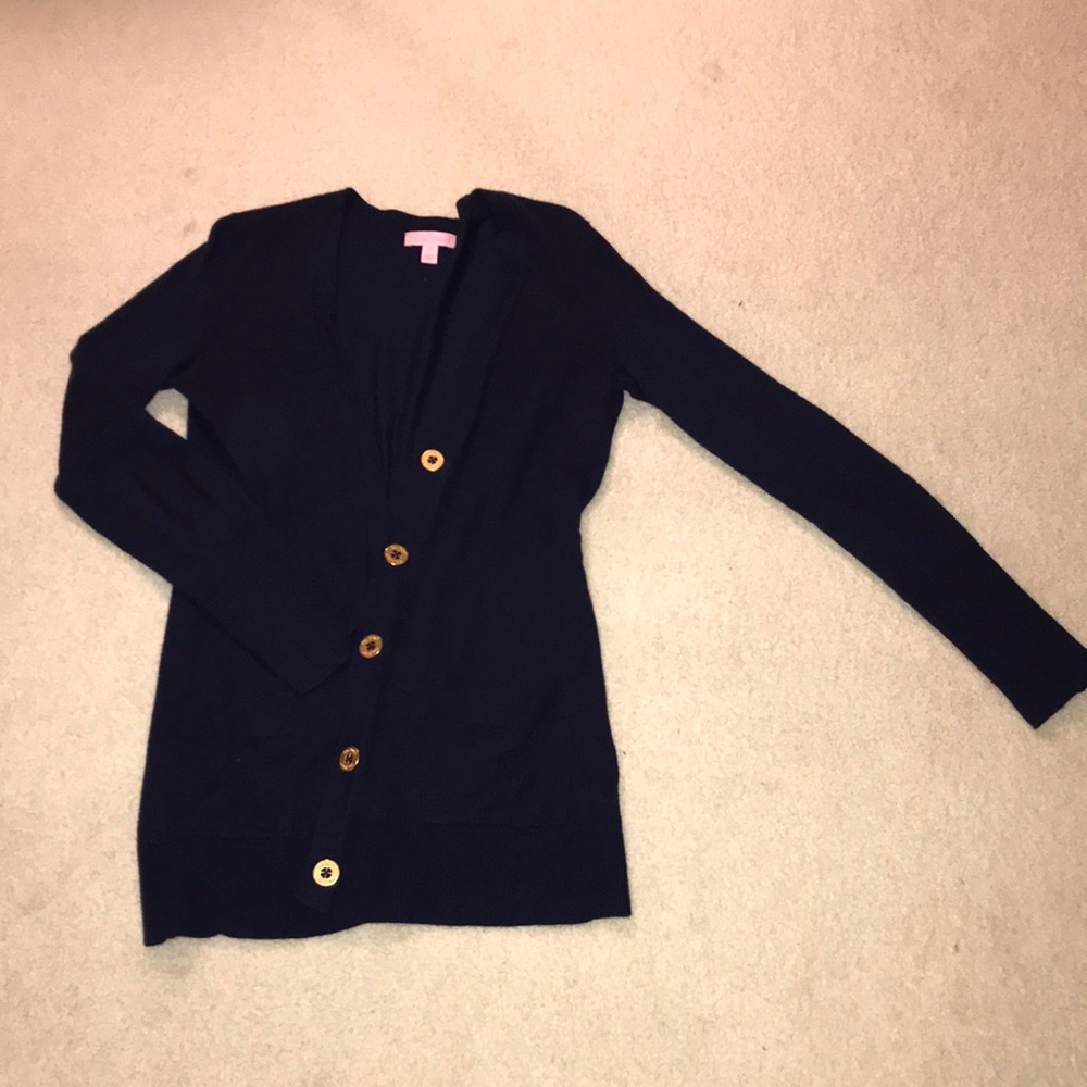Deep-V Long Thin Sweater